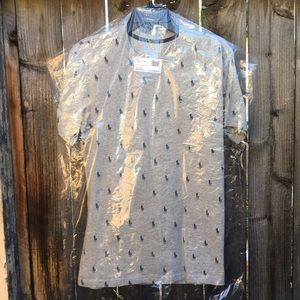 Polo Ralph Lauren Men’s T-Shirt Gray Cotton Short Sleeve